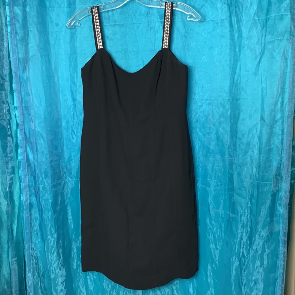 EVAN-PICONE Black Sheath Dress (6P)